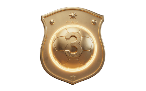 Goldenes Viertelfinale-VIP-Emblem f&uuml;r Golazzo Cashback-Stufe L3