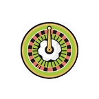 Roulette-Rad verschmolzen mit einem Fu&szlig;ball