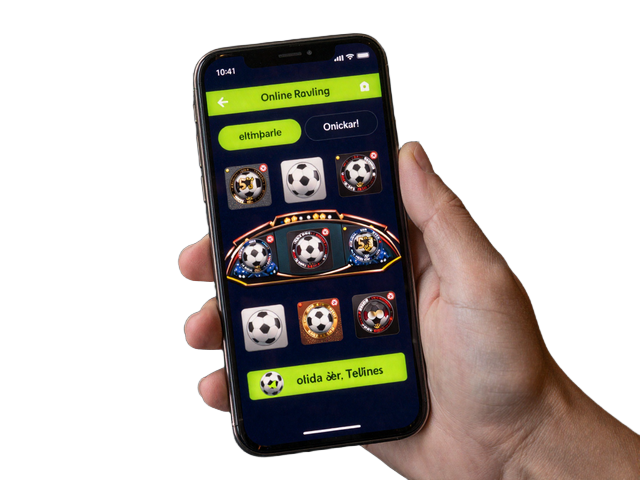Smartphone zeigt die dunkle Golazzo-Lobby im Browser mit lime Akzenten - mobiles Spielen ohne App