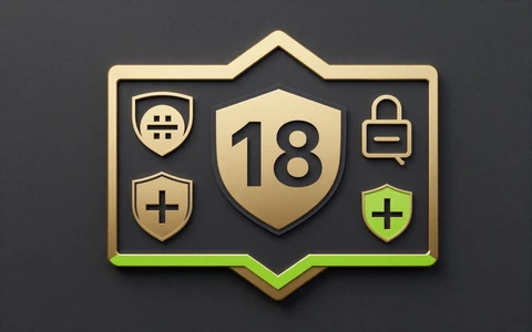Cura&ccedil;ao-Lizenz und 18+ Verantwortungs-Badge