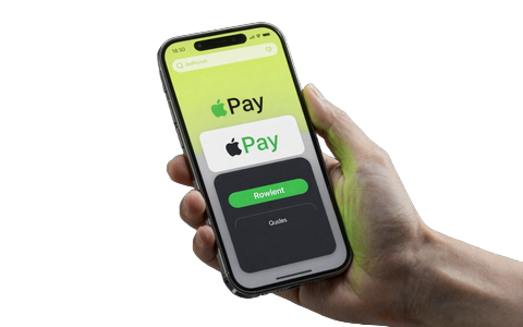 Smartphone mit Apple-Pay-Zahlung f&uuml;r schnelle Einzahlungen bei Golazzo